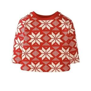 NWT Hanna Andersson Holiday Printed Jersey Tee, 85